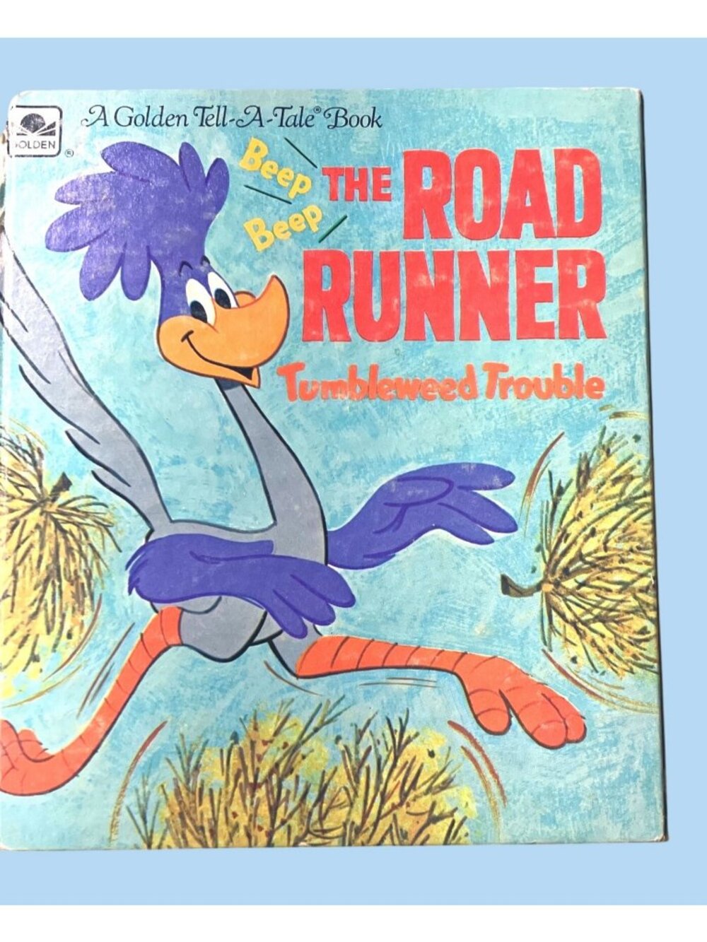 Beep Beep The Road Runner Tumbleweed Trouble Golden Tell-A-Tale Book 1971